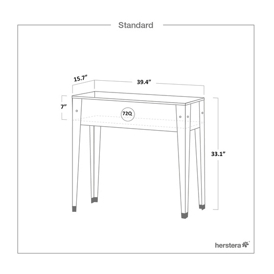 Herstera Planter Box Measurements